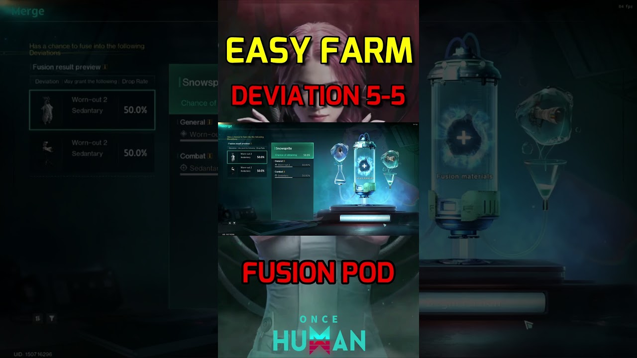 How to get Deviation 5-5 in Fusion Pod【ONCE HUMAN】 #oncehumangameplay #oncehumangame #oncehuman