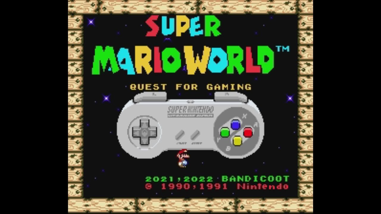 SMW Hack Longplay - Super Mario World: Quest For Gaming