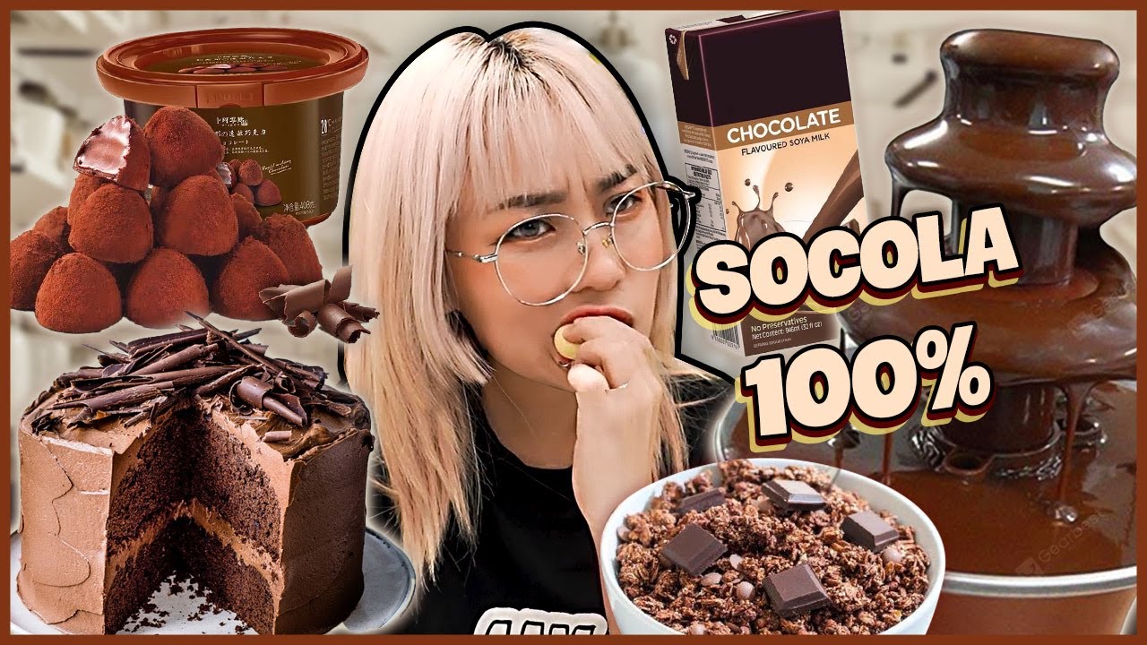 24h ăn to&agrave;n socola. Misthy khui thử hộp socola nội địa Trung hot nhất Tiktok ! FOOD CHALLENGE