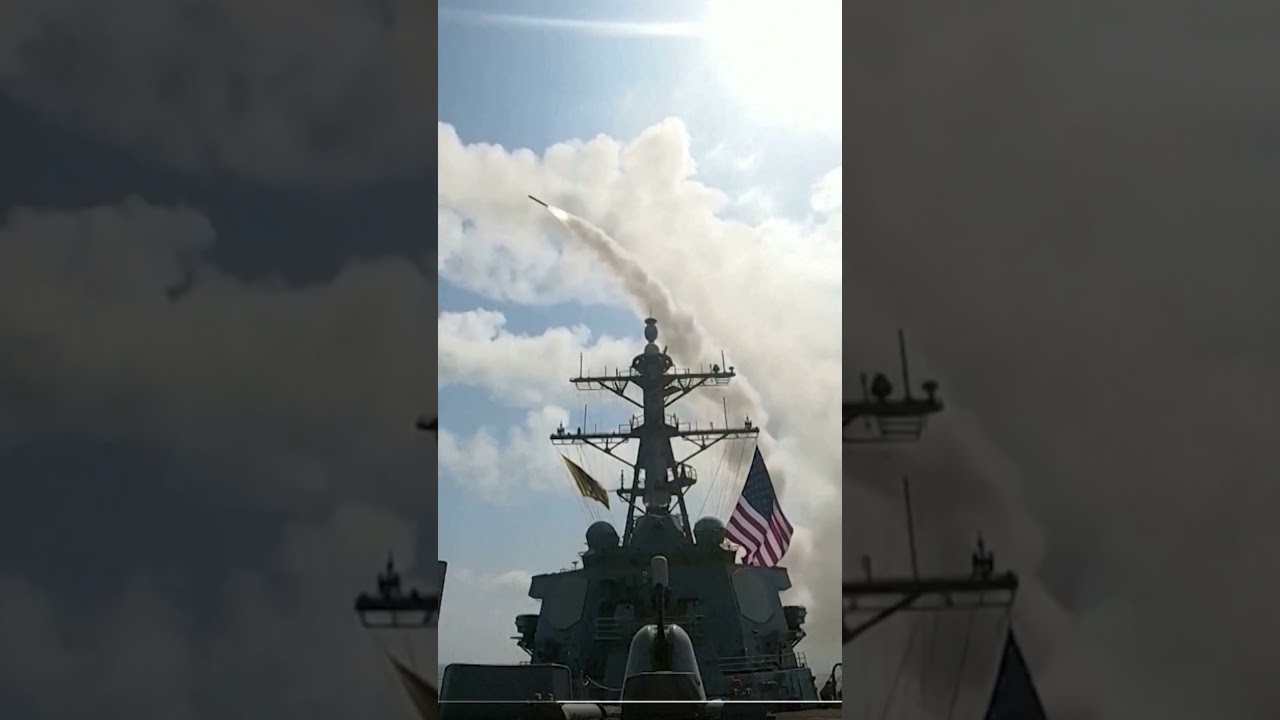 Iran Missile Strike Hits US Navy Base Bahrain &ndash; Video Captured 2026trump #epsteinfiles #uspolitics