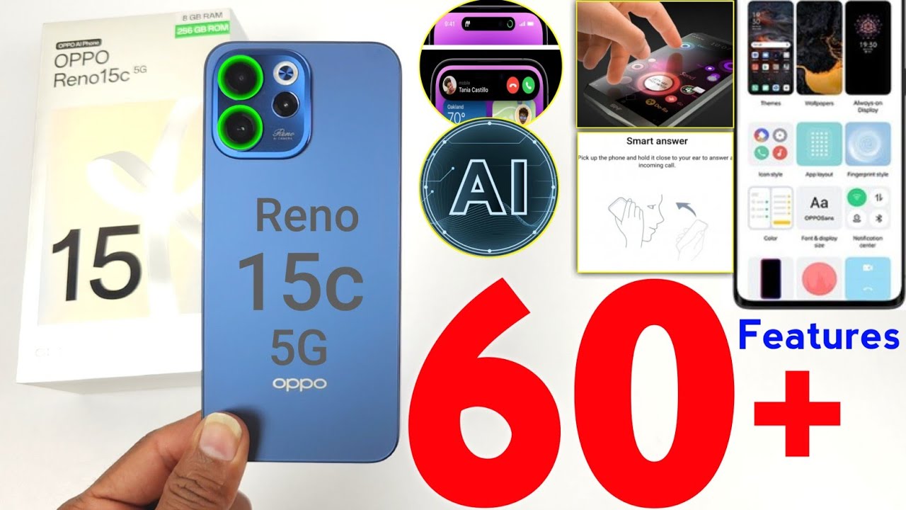 Oppo Reno 15c 5G Tips and Tricks ! Top 60+ Hidden Features | Oppo Reno 15c 5g #oppo