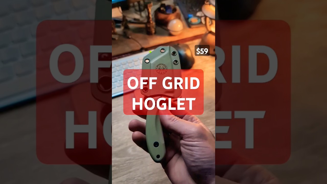 Off Grid Knives Hoglet EDC Fixed Blade Perfection