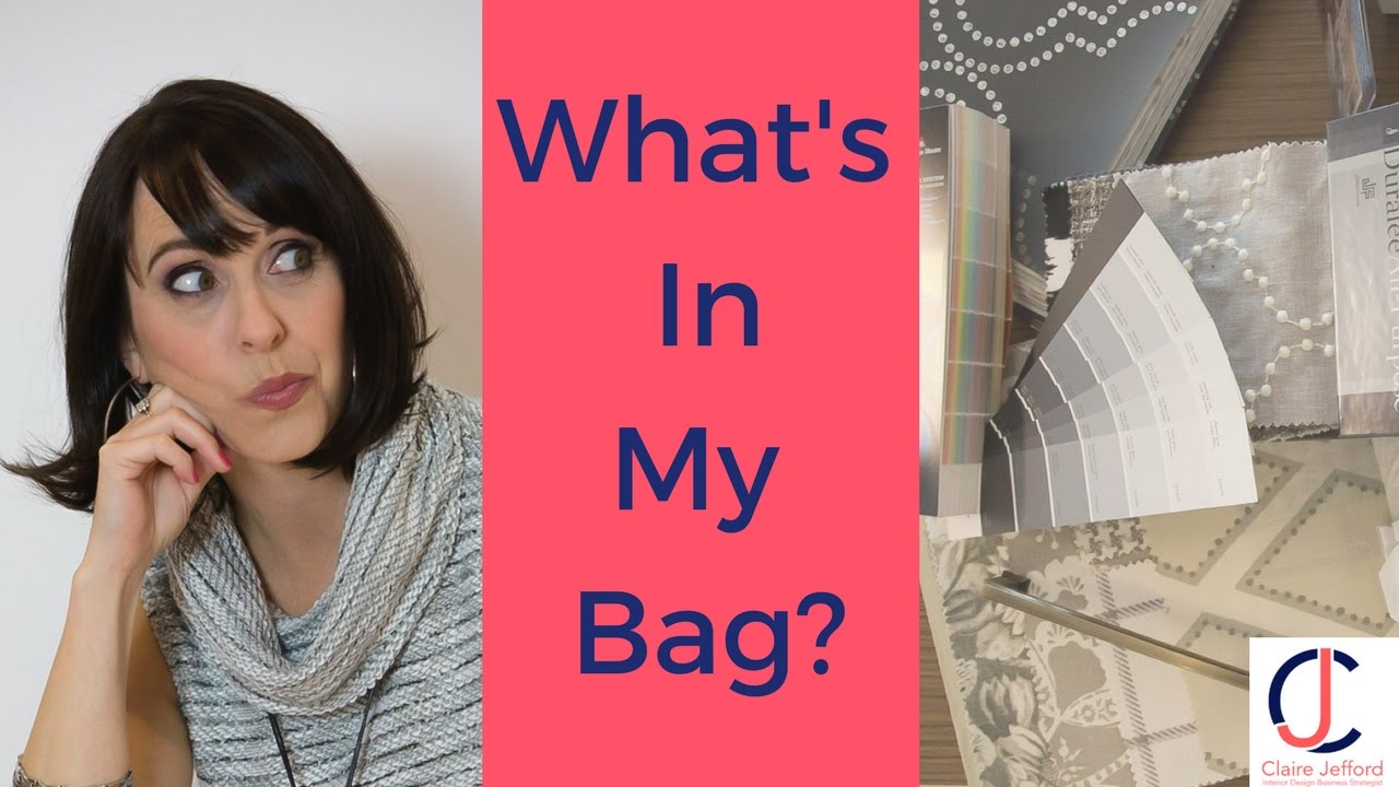 Interior Decorating What's in My Bag