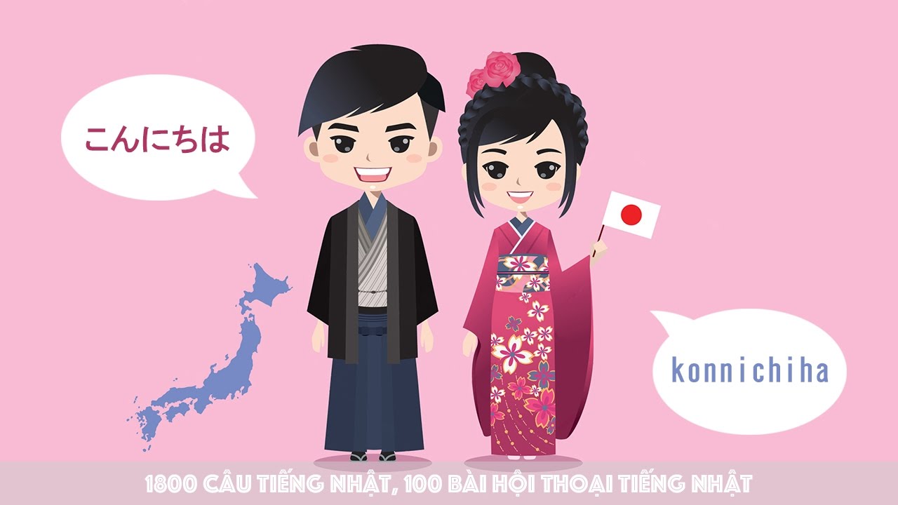 100 bài hội thoại tiếng Nhật Bản thông dụng, 1800 câu tiếng Nhật giao tiếp
