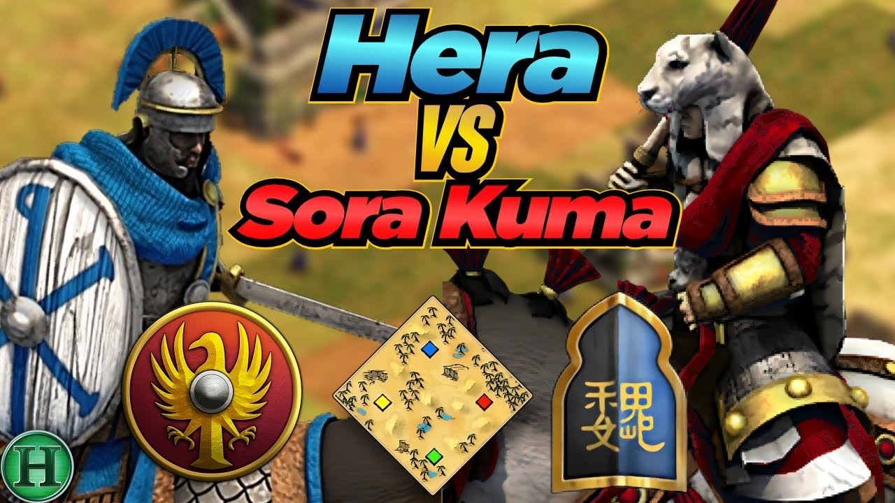 Romans vs Wei | 1v1 Arabia | vs Sora Kuma | AoE2