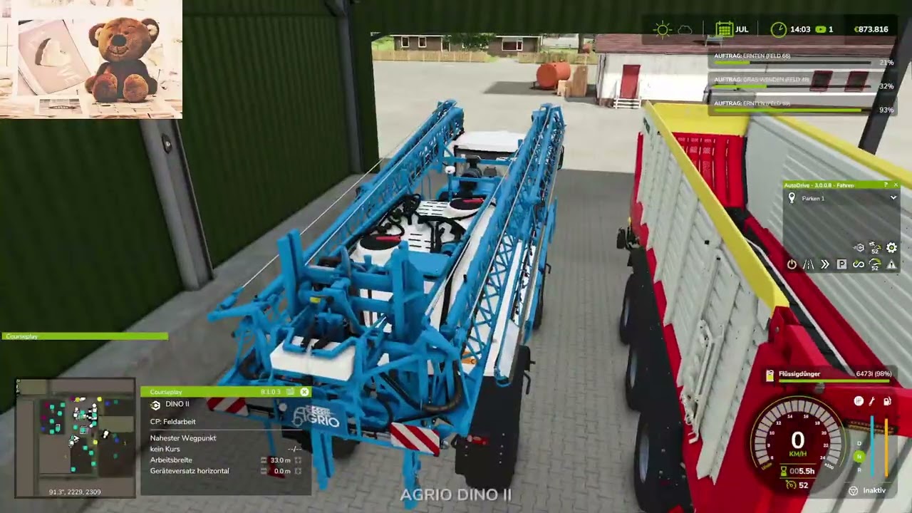 LS 25 NF Marsch 350 - Die Erbsen kommen runter !!!