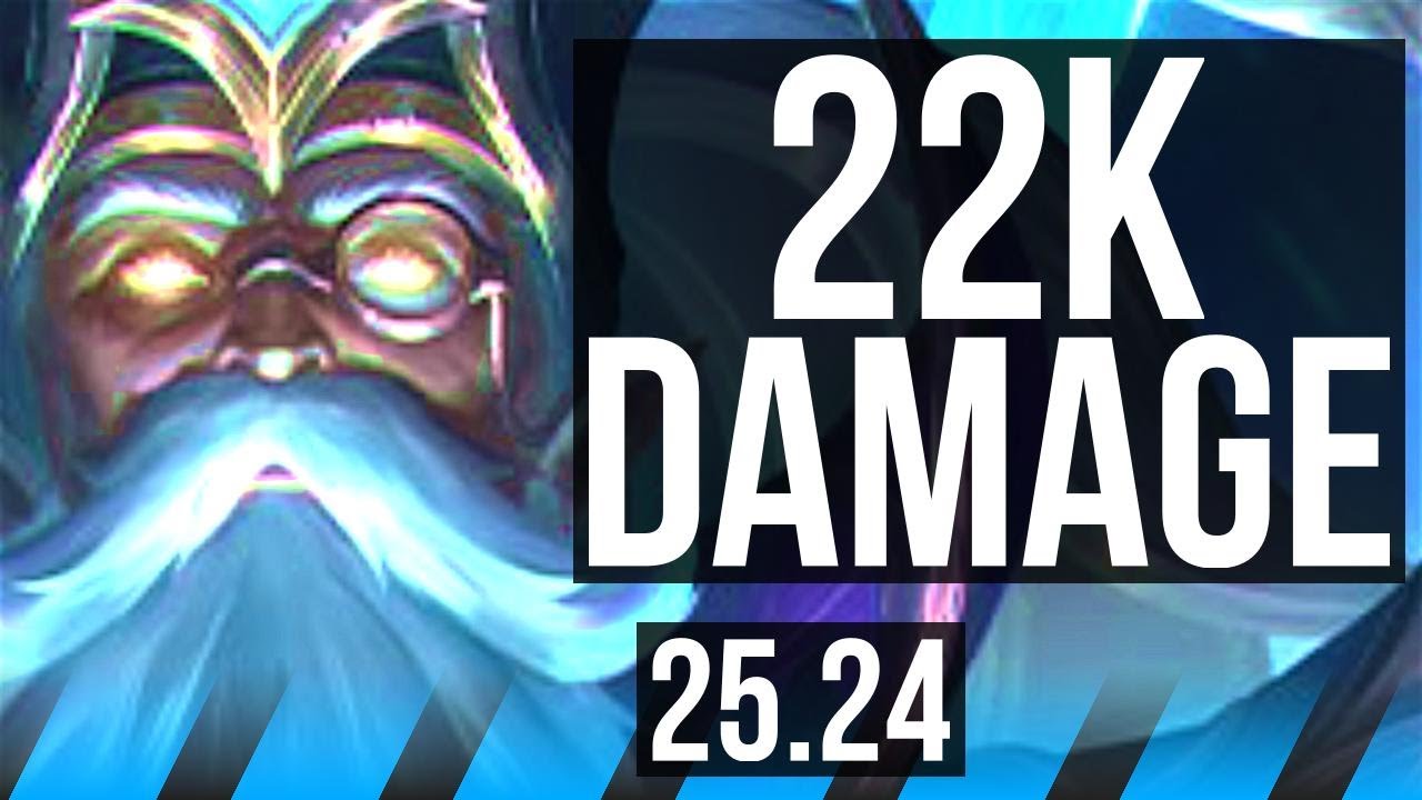 ZILEAN vs GALIO (MID) | 22K damage | NA Master | 25.24