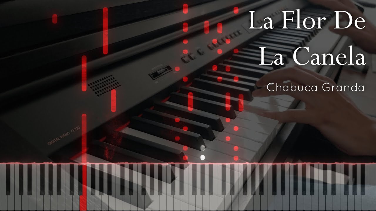 La Flor De La Canela | Chabuca Granda (Synthesia Piano Tutorial)