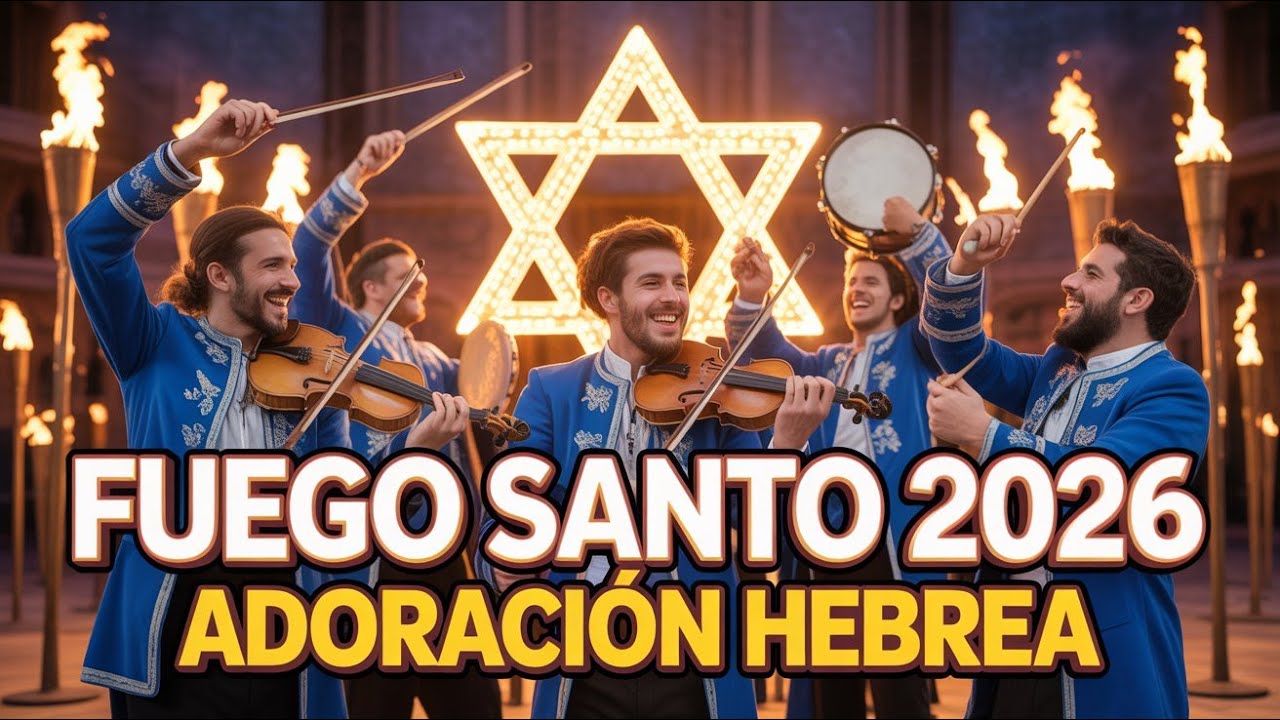 ¡LO MEJOR DEL 2026! Fuego Santo y Presencia de Dios – Adoración Hebrea Profética
