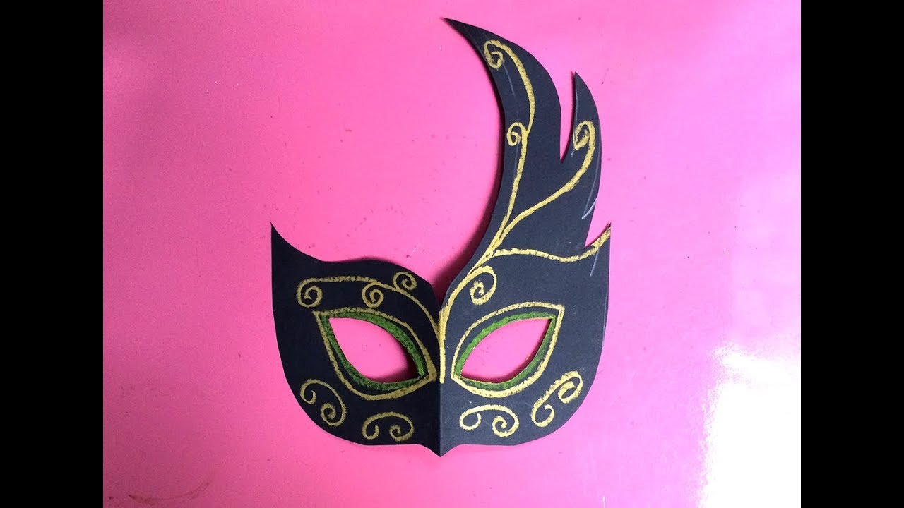 How to make a halloween mask with paper easy 3 | Painting for kids | Art for kids
