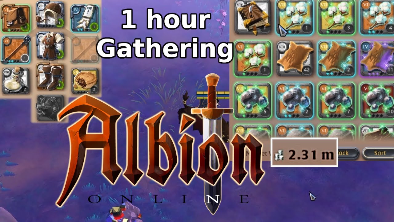 Albion Online #05 - 1h of Wood Gathering in Mists