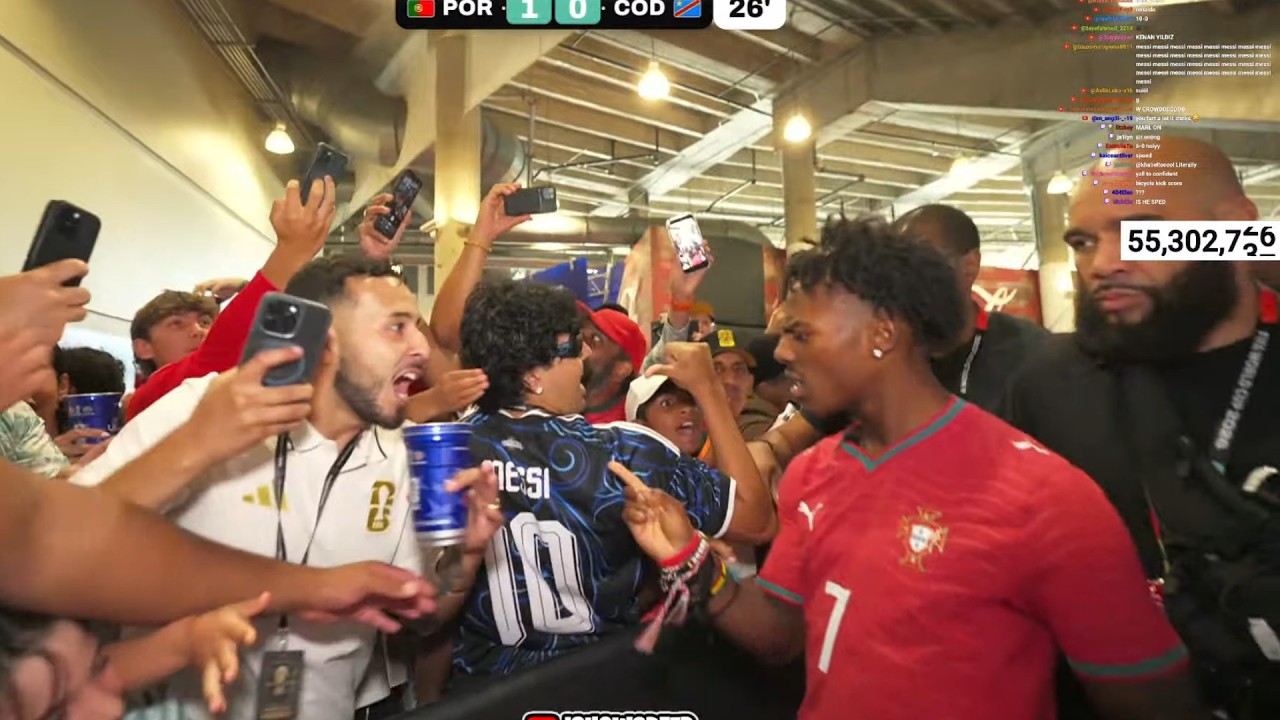 iShowSpeed Meets A Messi Fan At Portugal&rsquo;s World Cup Match 😭