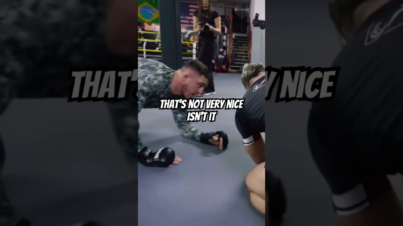 Craig Jones teaches Tom Aspinall the Islam Makachev darce choke 