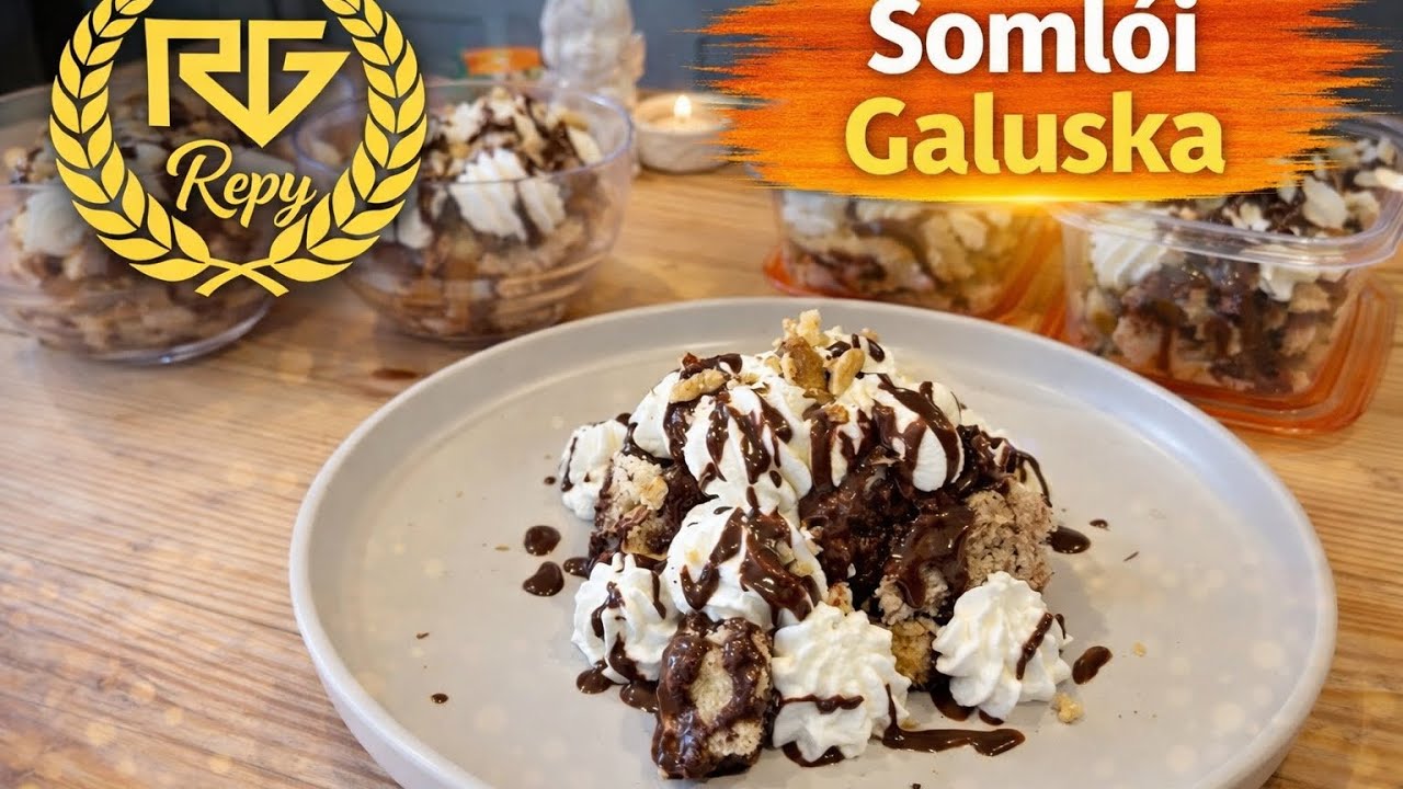 SOMLÓI GALUSKA krémes-habos-csokis❤️
