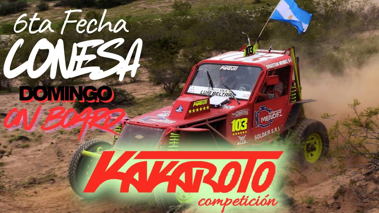 Camara a bordo dia Domingo, Conesa 2025, Kakaroto Competicion, Safari Regional.