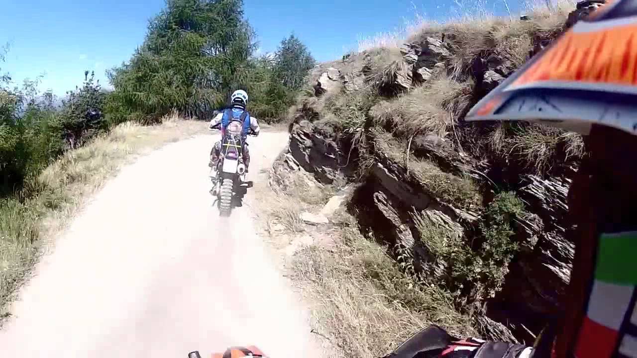 Via del sale in moto con  KTM 690 Yamaha TTR e Tricker