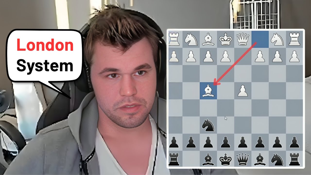 Как Магнус Карлсен справляется с Лондонской системой!