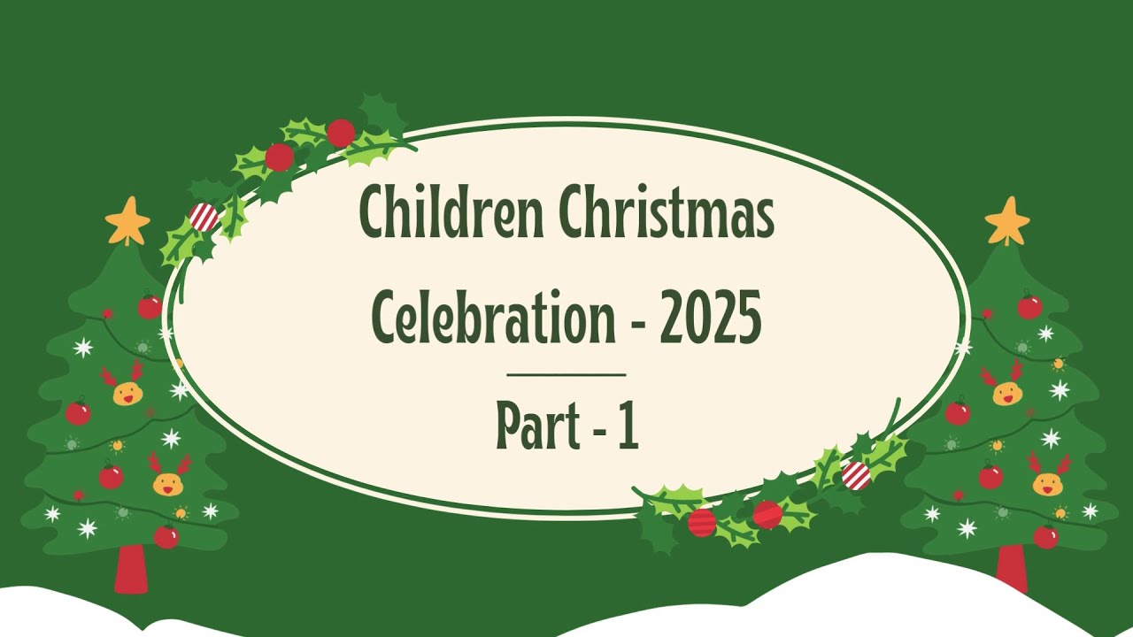 Children Christmas Celebration 2025 | Part - 1 | ACA Kolathur Ministries