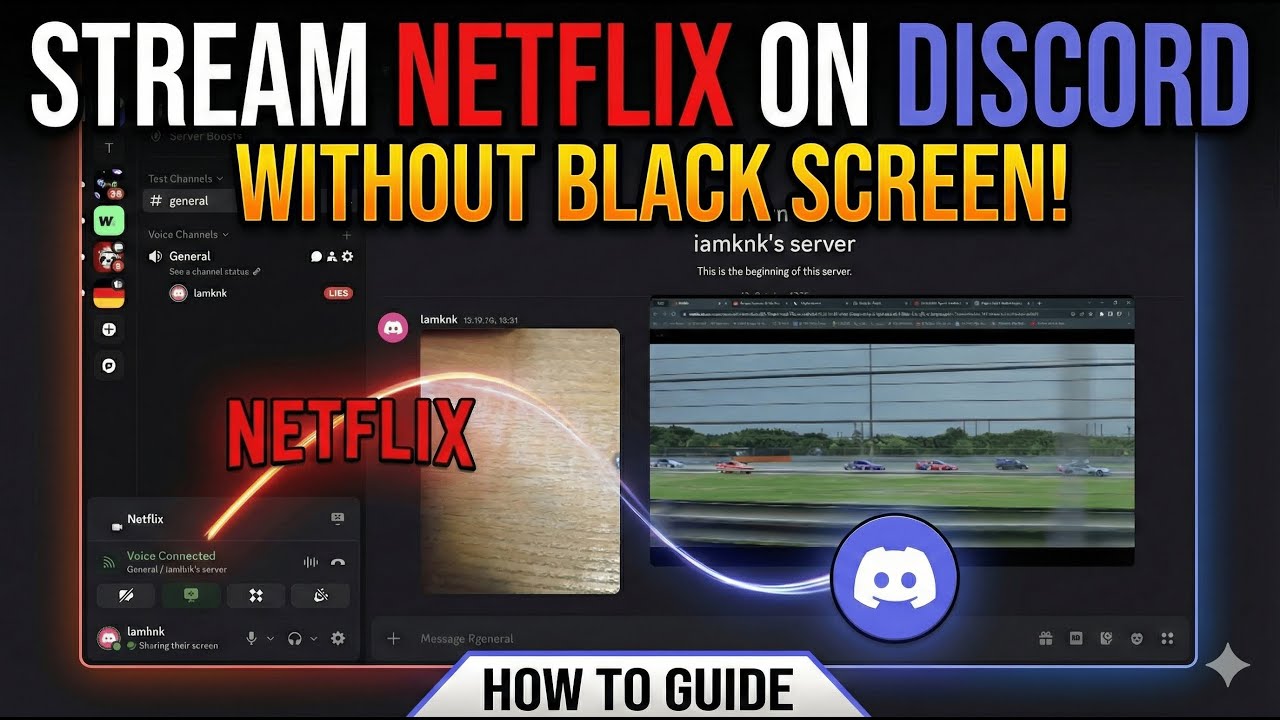 How to Stream Netflix on Discord Without Black Screen (UPDATED!!!)