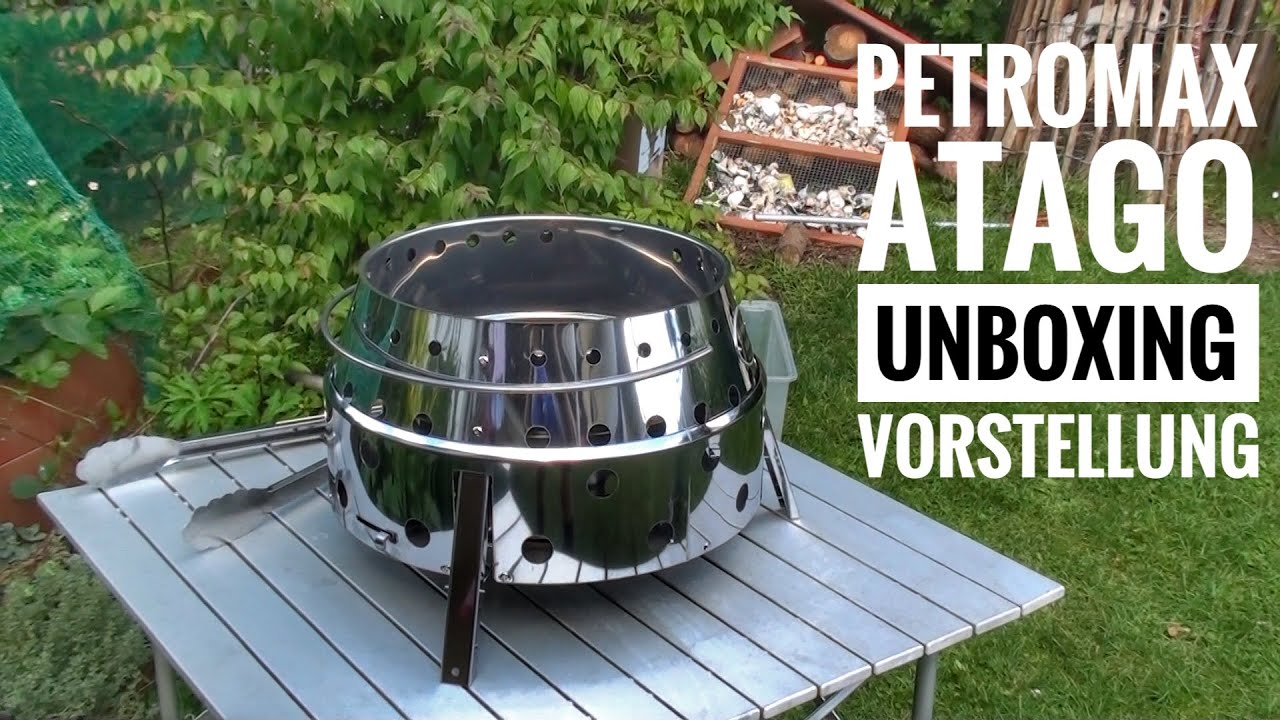 #27: Petromax Atago - Unboxing und Vorstellung des kompakten Grills, der auch eine Feuerschale ist
