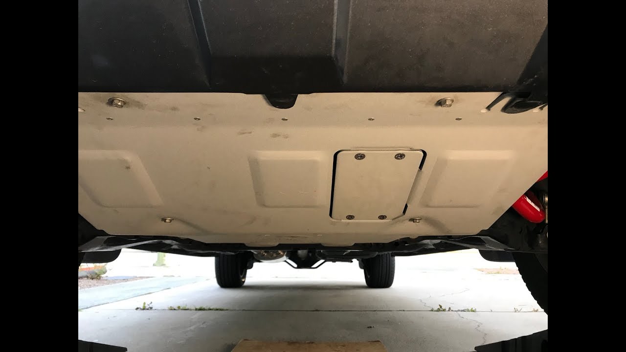 Installing TRD Skid Plate on 2016 Tundra