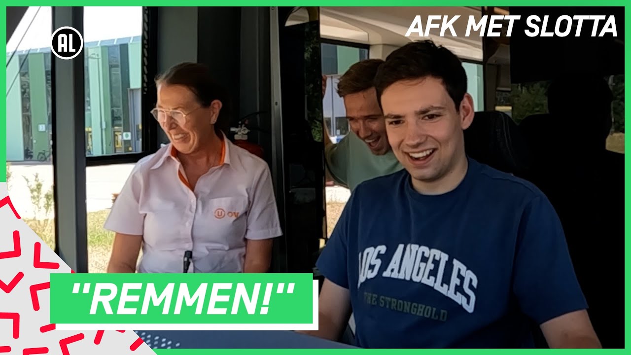 Droom gamer komt uit: eigen tram besturen! | AFK met Slotta #4 | NPO 3