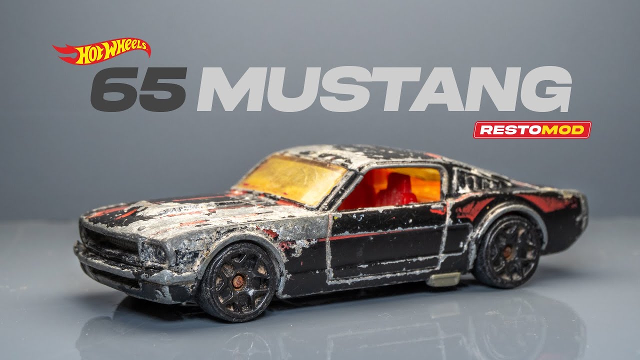 Junk '65 Mustang to PRO TOURING Hot Wheels Masterpiece (Full Restomod Build)