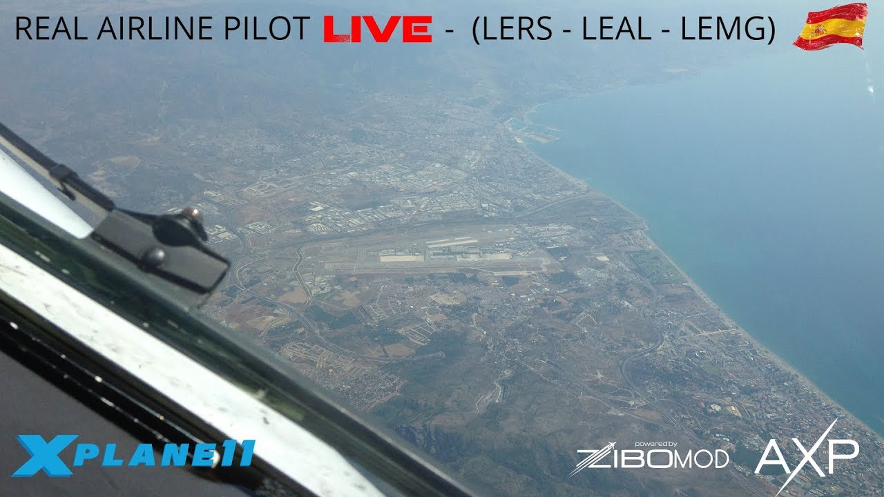 Real Airline Pilot LIVE | Reus &ndash; Alicante &ndash; Malaga | ZIBO MOD 737 | X-Plane 11
