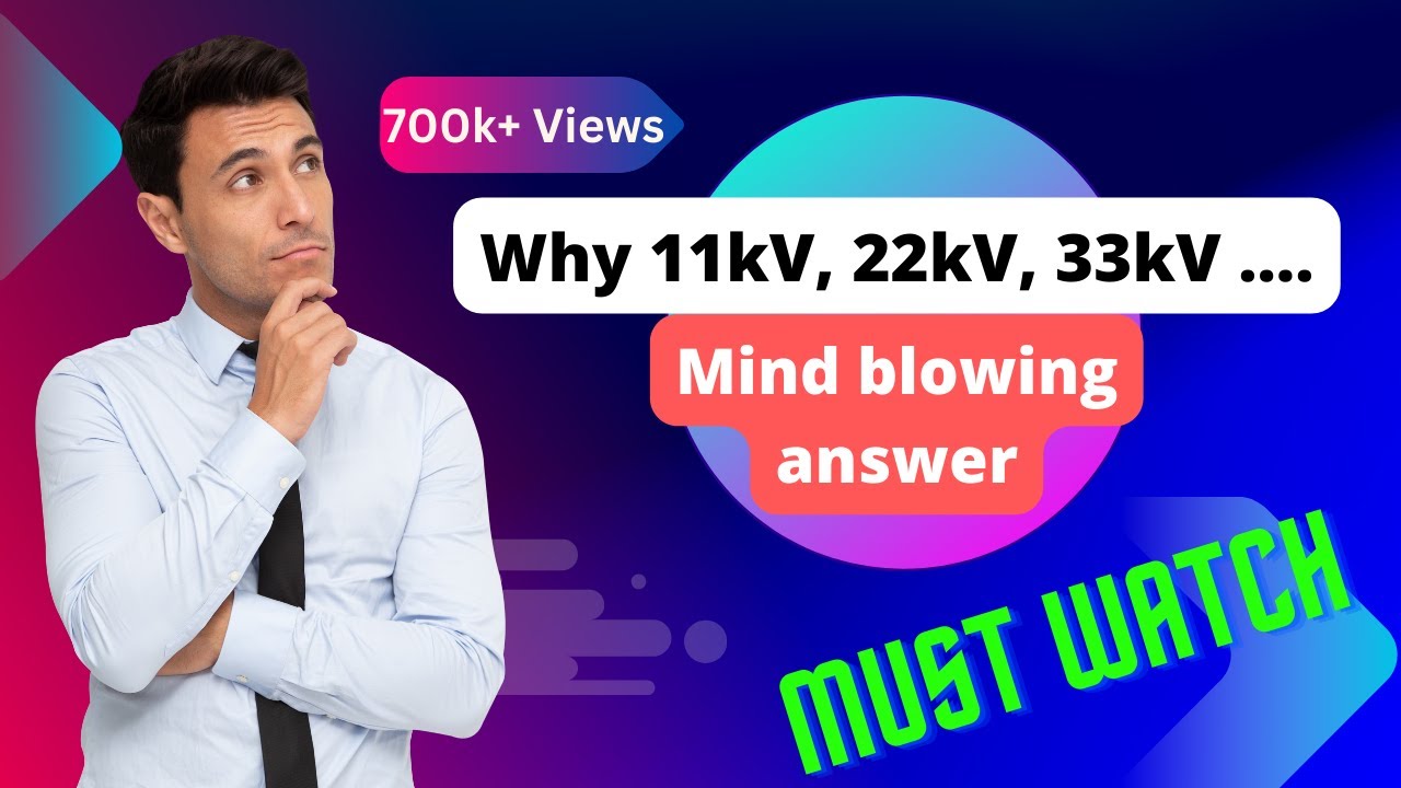 Why 11kV, 22kV, 33kV, 66kV, 132kV... in India | Interview Question | Understanding Voltage Ratings