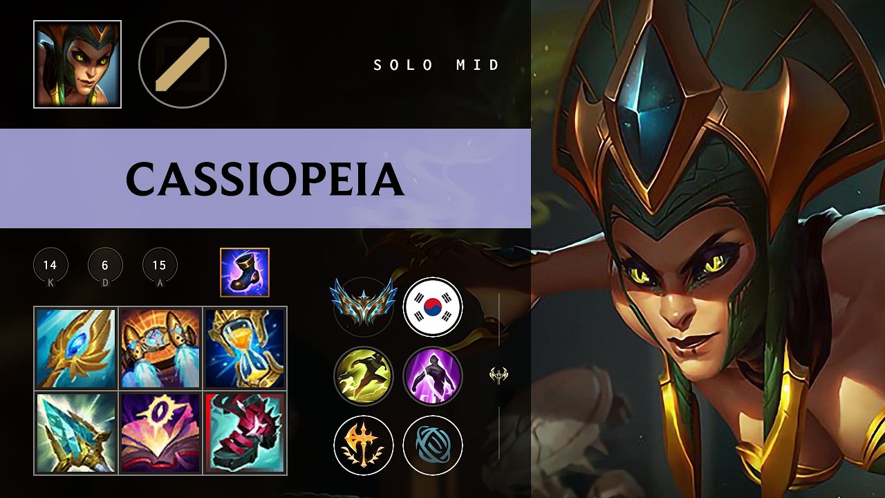 Cassiopeia Mid vs Sylas - KR Challenger Patch 26.08