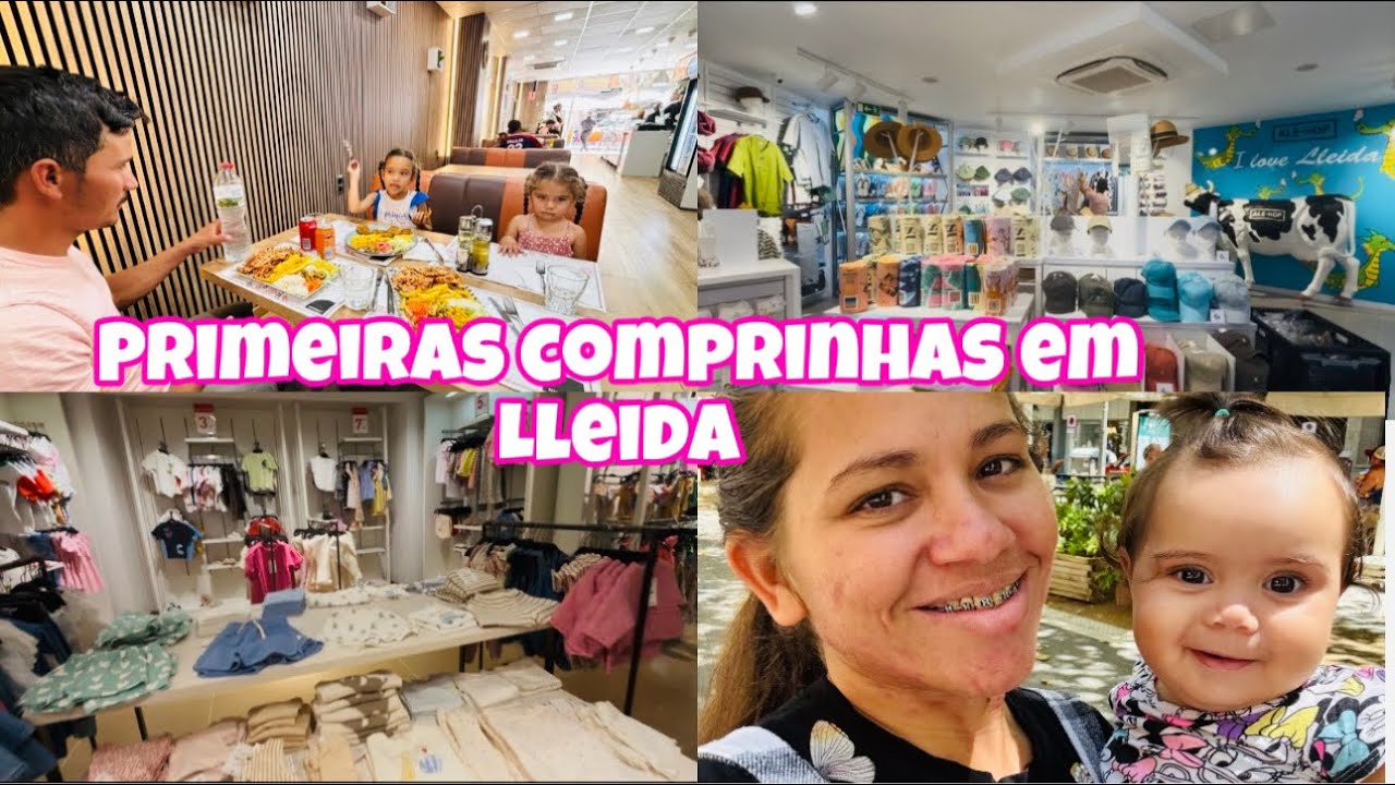 Primeiras comprinhas em Lleida, España, estava mesmo precisando  😅