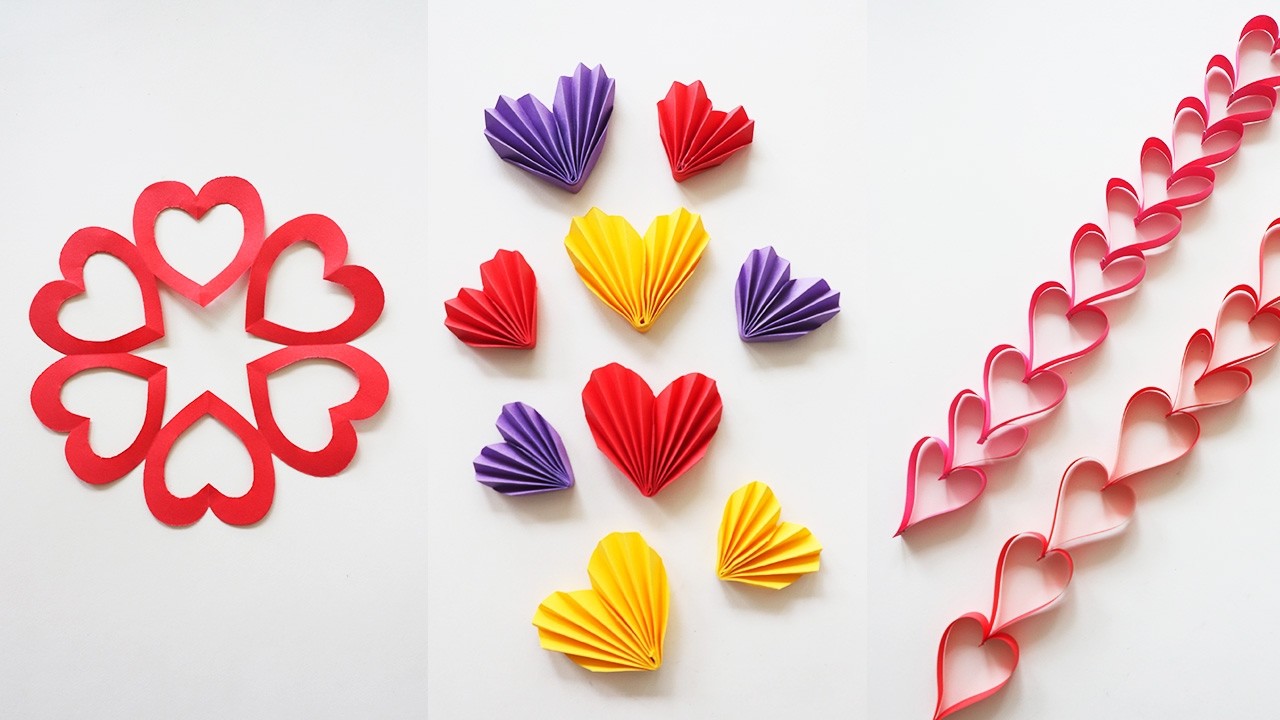 6 Idées de bricolage faciles pour la Saint Valentin. Comment faire un cœur en papier?