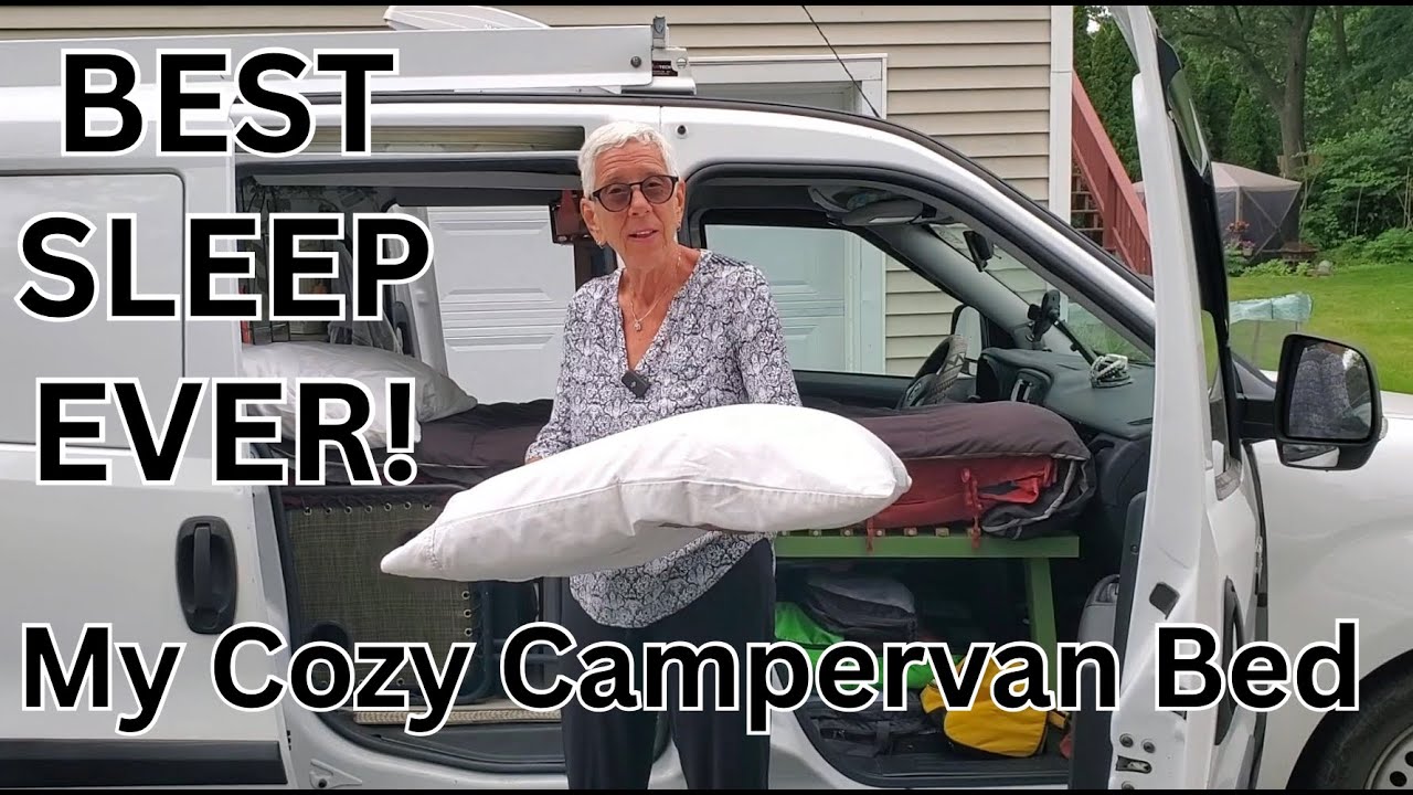 Why I Love My Campervan Bed | Build, Storage, Pillows & All the Cozy Things | Sleeping Like a Queen!