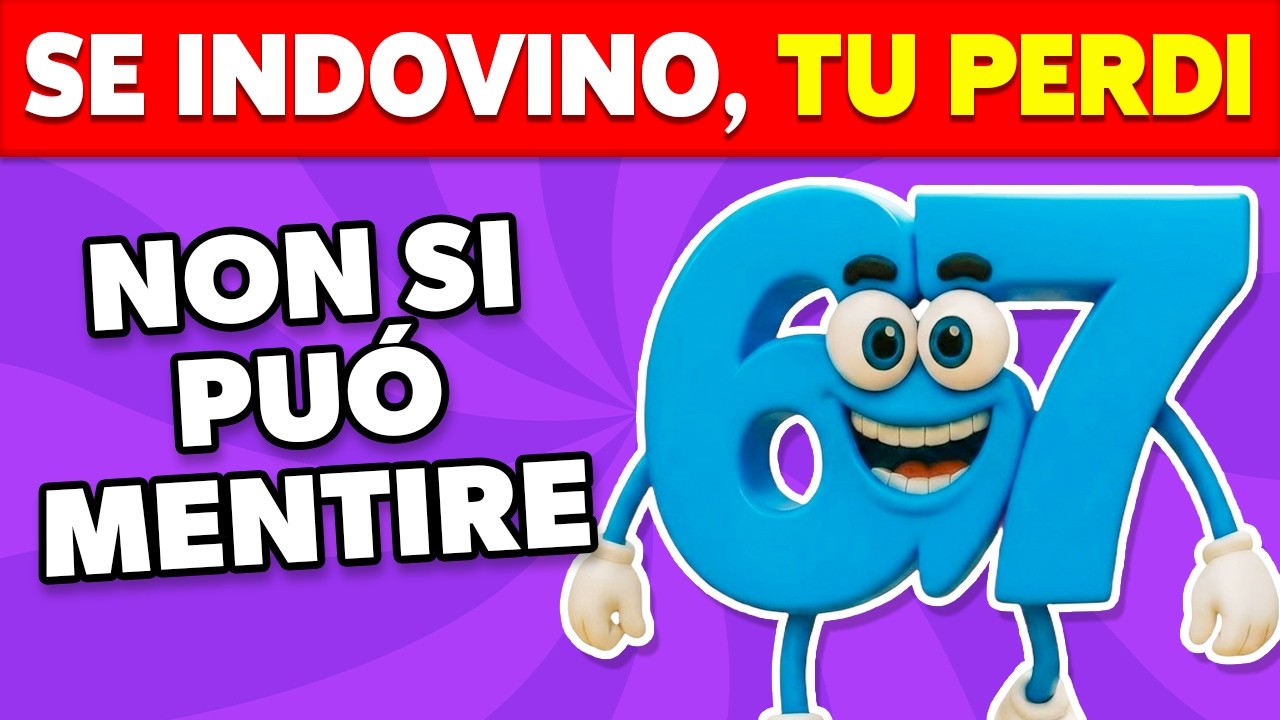 INDOVINA LA MIA STESSA RISPOSTA 🤔❌ 67 Domande 🔥 Quante parole riesci a indovinare?