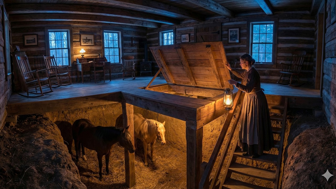They Mocked The Underground Barn Beneath Her House – Until It Saved Her Horses From Blizzard