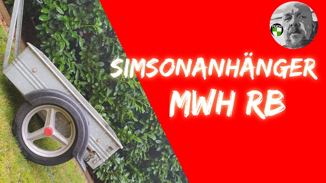 Simson Anhänger MWH RB, Mopedanhänger #mopedanhänger #simsonanhänger