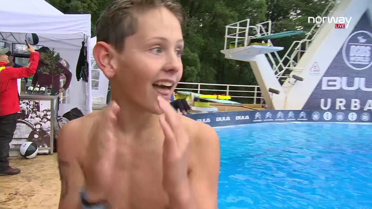 Young Death Diver, 13, wins award and charms the crowd! VM I Døds 2019!