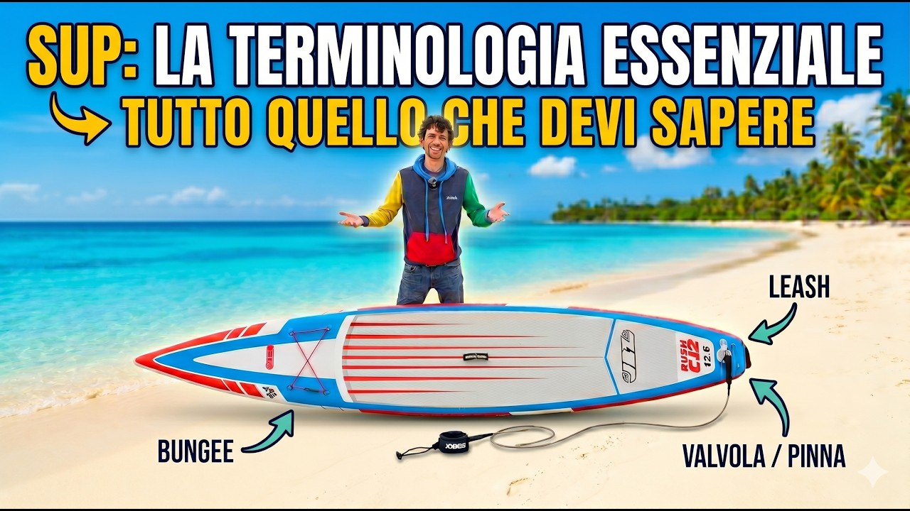 Terminologia Stand Up Paddle: Tutto Quello che Devi Sapere sul SUP (Guida Completa per Principianti)