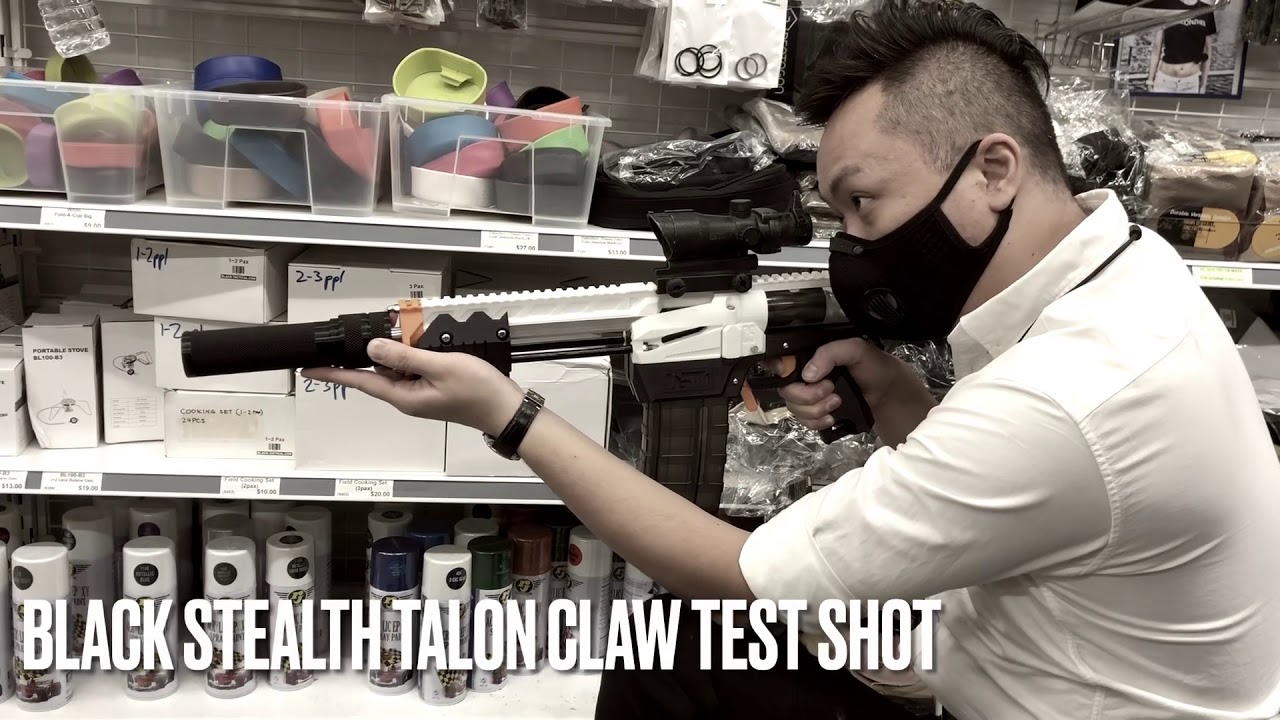 Black Stealth Talon Claw Blaster