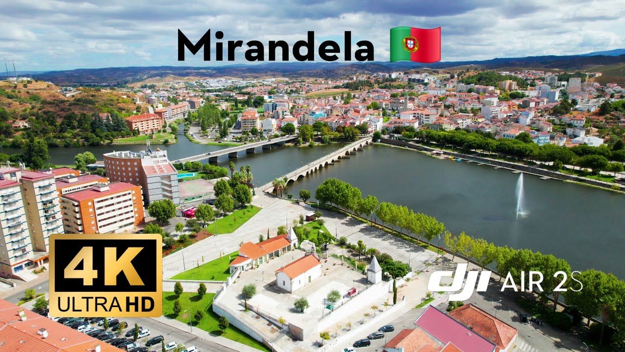 Mirandela in 4K: History, River Views & Urban Charm