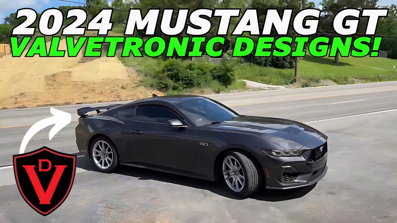2024 Ford Mustang GT 5.0L V8 Exhaust Sound w/ Valvetronic Designs Mufflers!