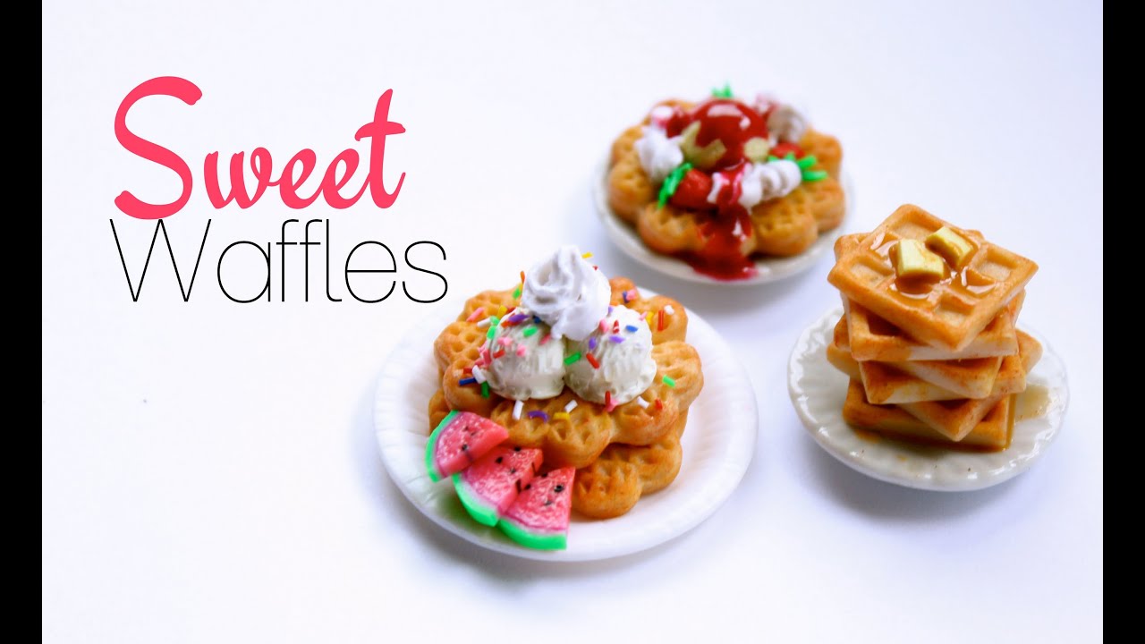 Scented Sweet Waffles - Polymer Clay Breakfast Tutorial