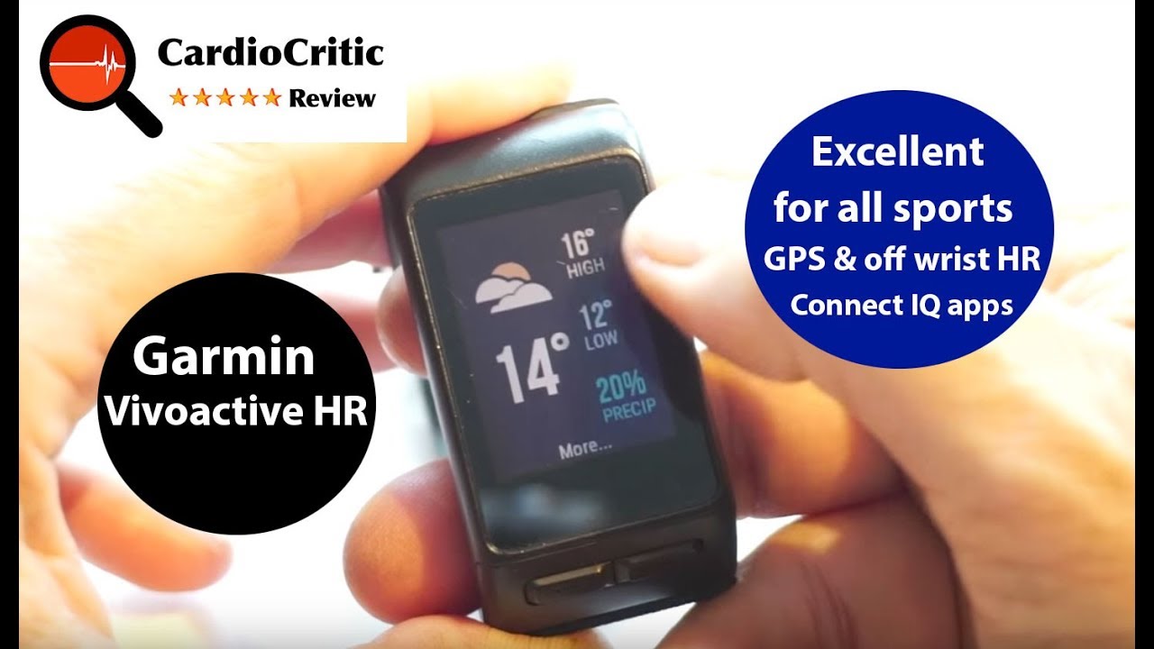 Garmin Vivoactive HR Review. Best Fitness Tracker / All Sports GPS Watch 2016 & 2017