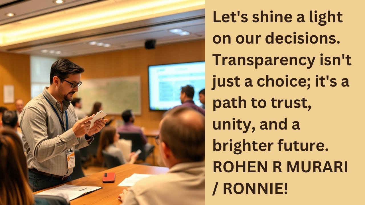 Encouraging transparency in decision-making processes.#happiness#facts#workculturematters#quotes