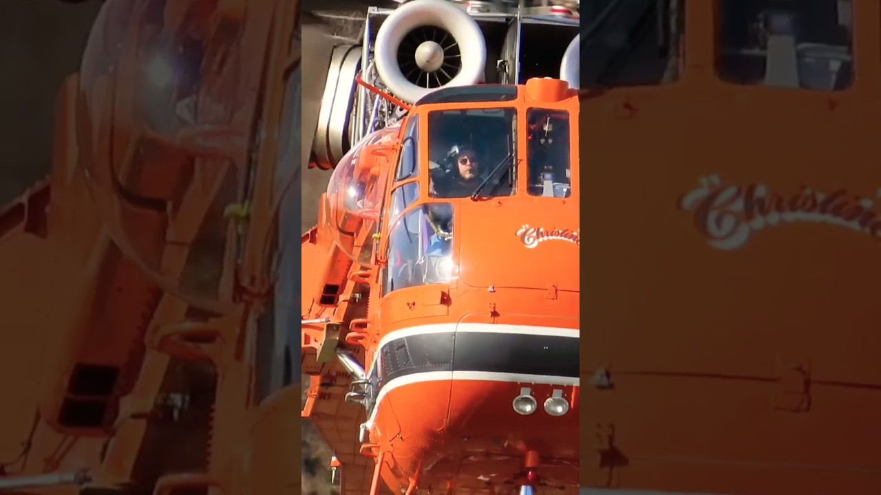 Sikorsky S-64 Erickson Skycrane Aircrane Heavy Lift Monster Amazing Helicopter Powerline