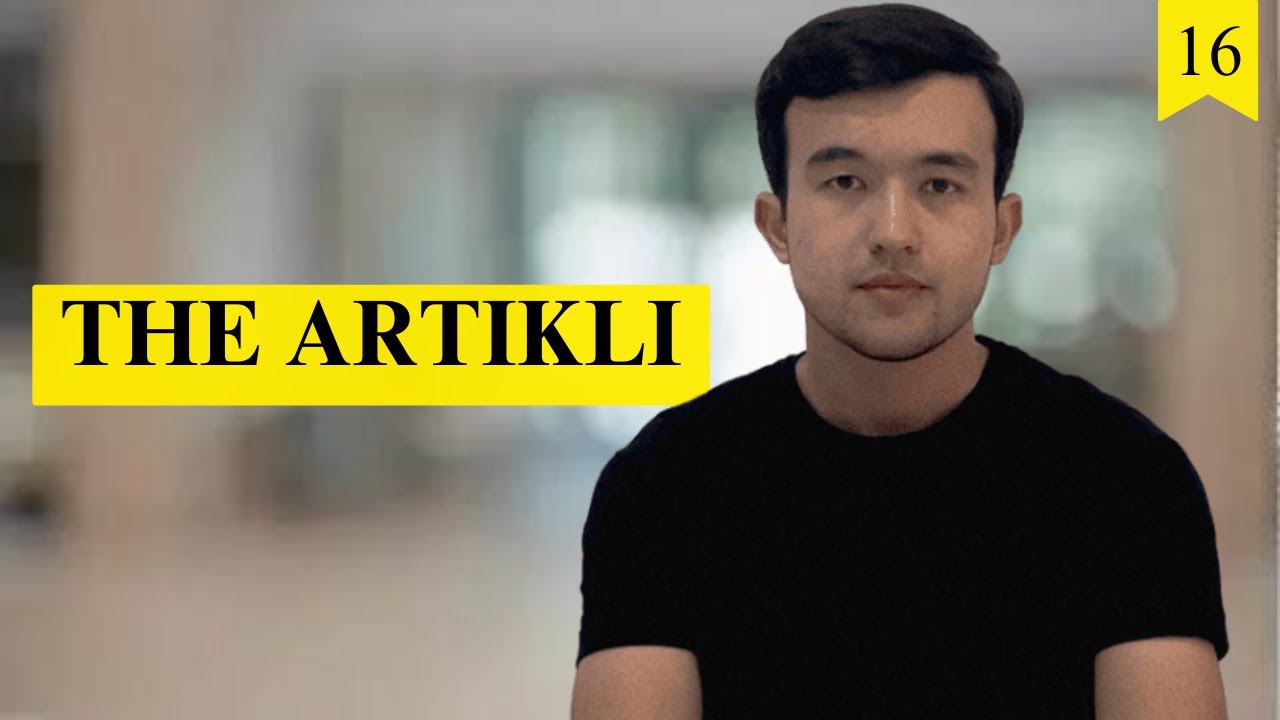 16-DARS. The Artikli| GRAMATIKADAN BEPUL KURS.