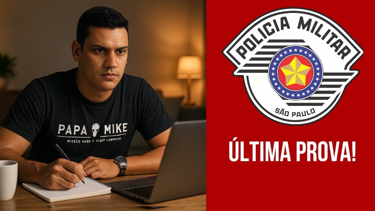 🚨&Uacute;LTIMA PROVA - Concurso Soldado PM-SP | Por Leandro Fajan