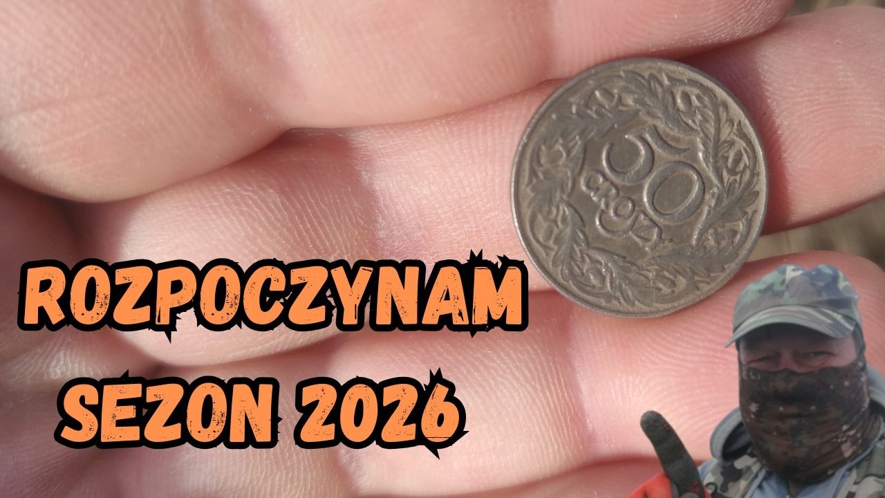 🥇Pierwsze wyjście w tym roku w teren i są stare monetki Wykopki Poszukiwania wykrywaczem metali.