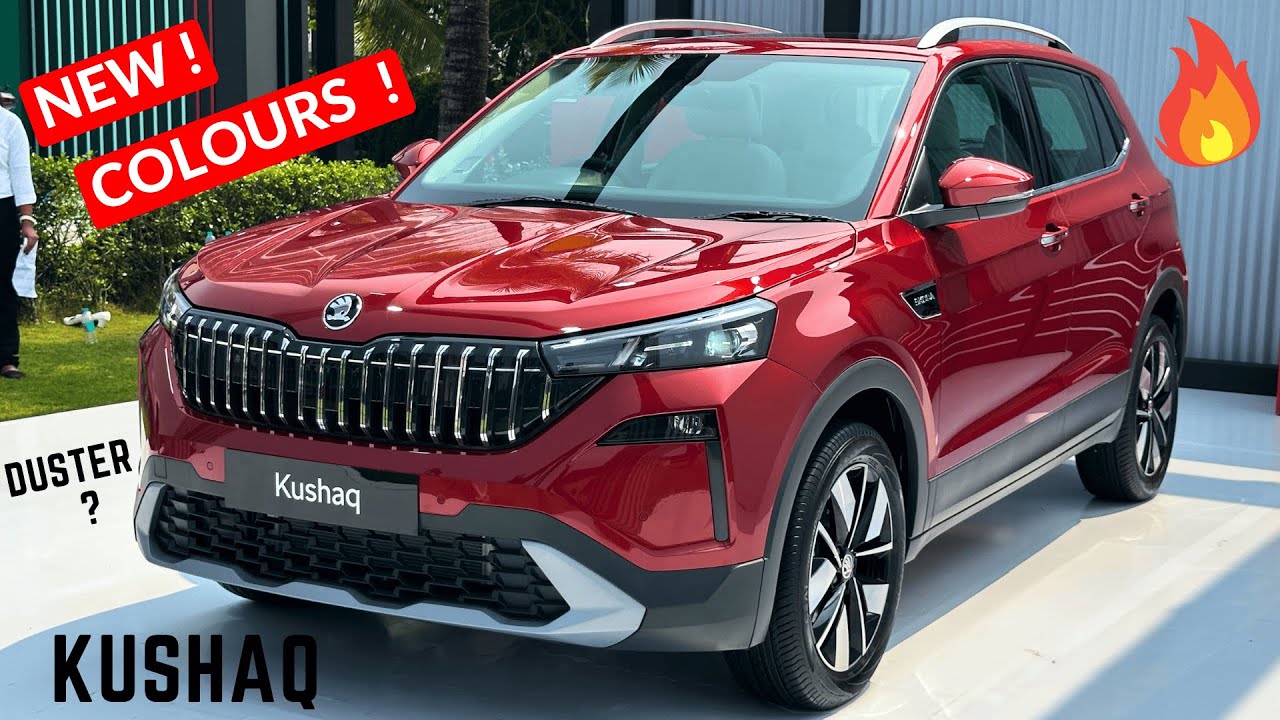 2026 Skoda Kushaq Facelift Colours - Better Than Maruti Victoris, Renault Duster 2026 & Tata Sierra?