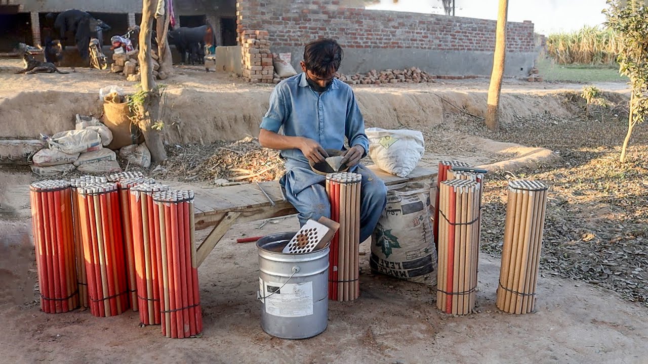Explore The Manufacturing Process of Sky Shot | Fireworks Mass Production Process